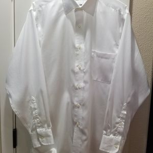 Izod white button down shirt.